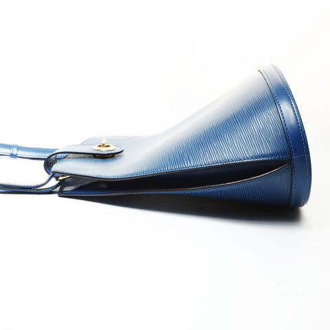 LOUIS VUITTON 1999 Epi Cluny Shoulder Bag blue WS27100