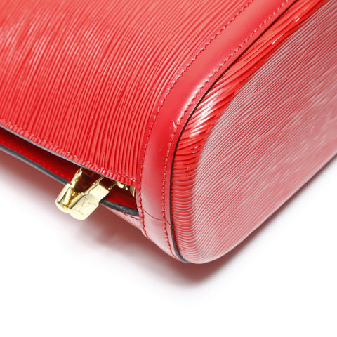LOUIS VUITTON 1996 Epi Lussack Shoulder Bag Red WS27101