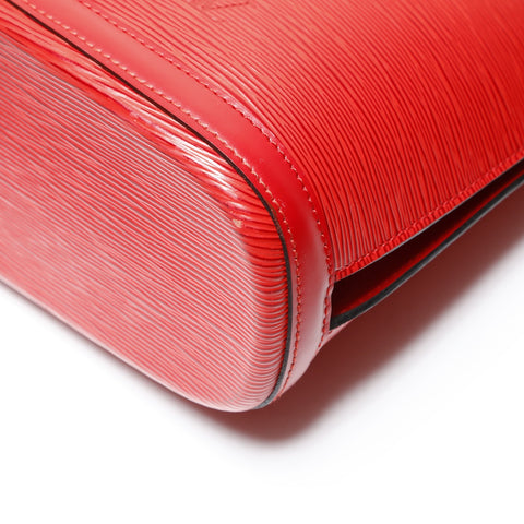 LOUIS VUITTON 1996 Epi Lussack Shoulder Bag Red WS27101