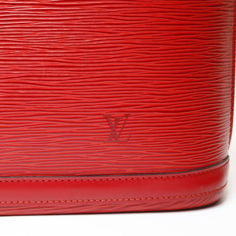LOUIS VUITTON 1996 Epi Lussack Shoulder Bag Red WS27101