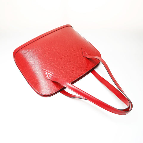 LOUIS VUITTON 1996 Epi Lussack Shoulder Bag Red WS27101