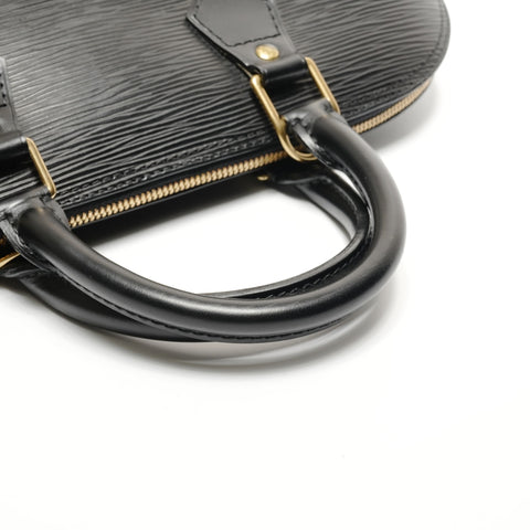 LOUIS VUITTON 1996 Epi Alma PM Handbag black WS27102