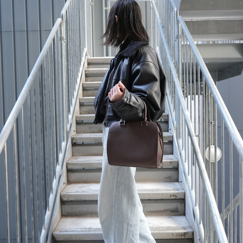 LOUIS VUITTON 2001 Pont Neuf Epi Handbag Brown WS27103