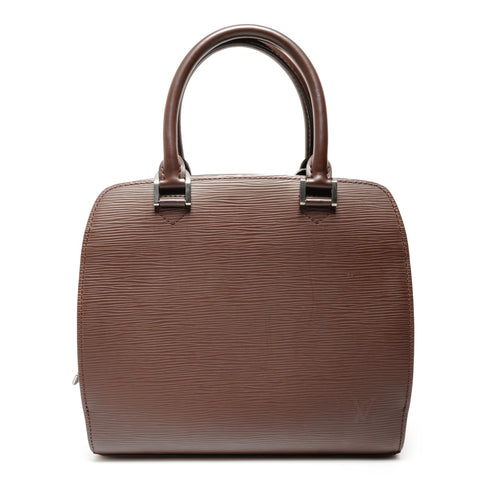 LOUIS VUITTON 2001 Pont Neuf Epi Handbag Brown WS27103