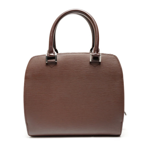 LOUIS VUITTON 2001 Pont Neuf Epi Handbag Brown WS27103