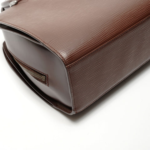 LOUIS VUITTON 2001 Pont Neuf Epi Handbag Brown WS27103