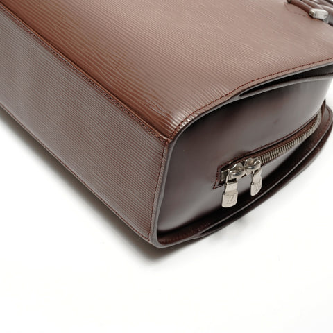 LOUIS VUITTON 2001 Pont Neuf Epi Handbag Brown WS27103