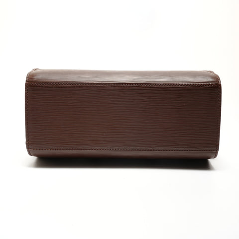 LOUIS VUITTON 2001 Pont Neuf Epi Handbag Brown WS27103