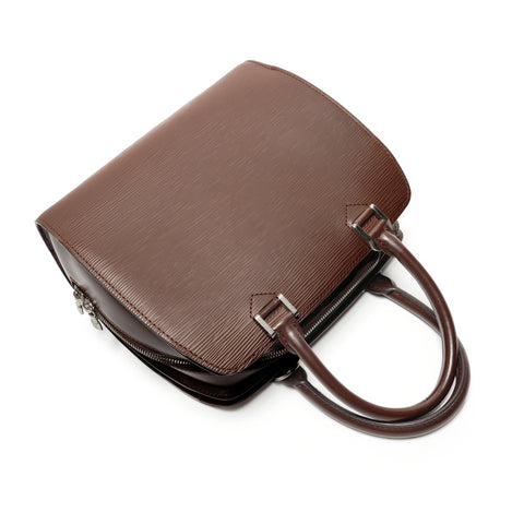 LOUIS VUITTON 2001 Pont Neuf Epi Handbag Brown WS27103