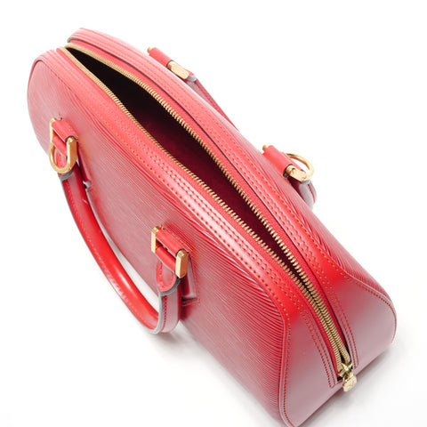 LOUIS VUITTON 2002 Epi Jasmine Handbag Red WS27104