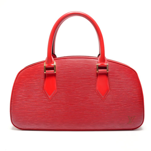 LOUIS VUITTON 2002 Epi Jasmine Handbag Red WS27104