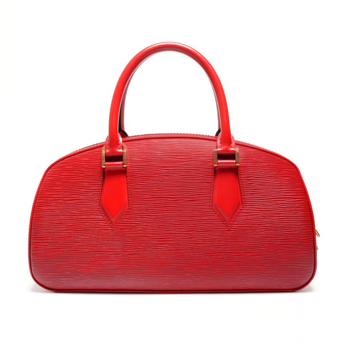 LOUIS VUITTON 2002 Epi Jasmine Handbag Red WS27104