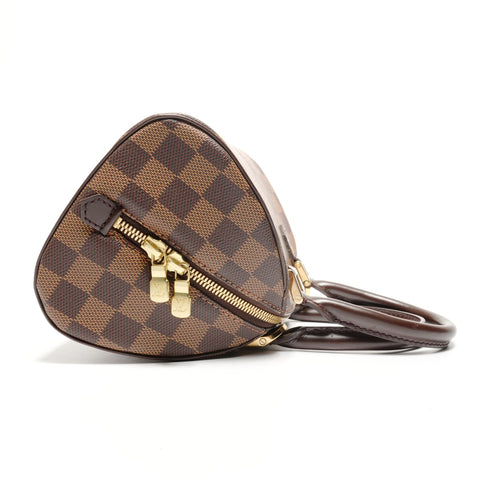 LOUIS VUITTON 2003 Damier Rivera Mini Handbag Brown WS27105