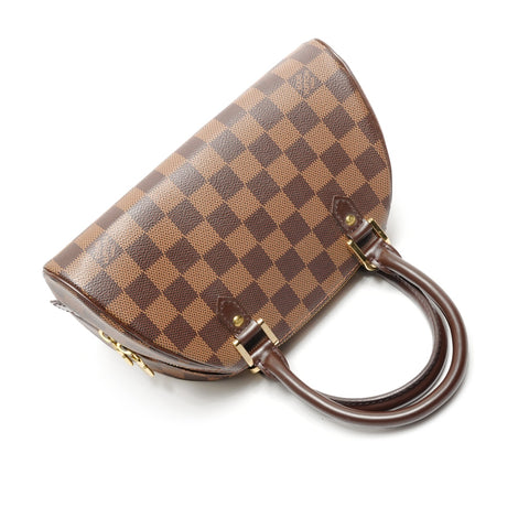 LOUIS VUITTON 2003 Damier Rivera Mini Handbag Brown WS27105