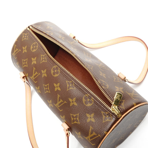 LOUIS VUITTON 2005 Monogram Papillon 26 Handbag Brown WS27106
