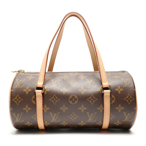 LOUIS VUITTON 2005 Monogram Papillon 26 Handbag Brown WS27106