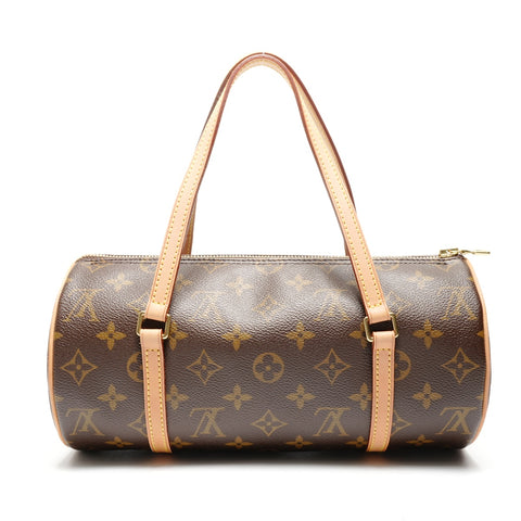 LOUIS VUITTON 2005 Monogram Papillon 26 Handbag Brown WS27106