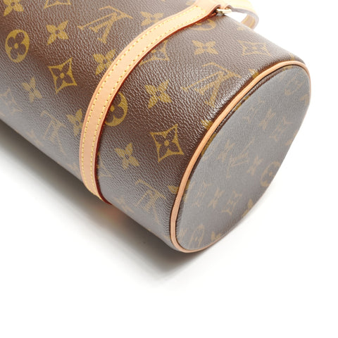 LOUIS VUITTON 2005 Monogram Papillon 26 Handbag Brown WS27106
