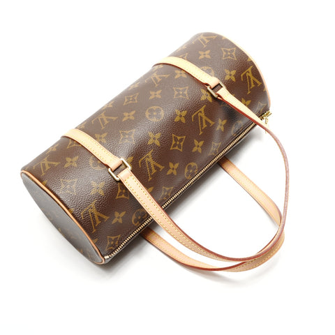 LOUIS VUITTON 2005 Monogram Papillon 26 Handbag Brown WS27106