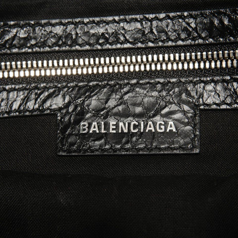 BALENCIAGA Le Cagoule XS DIY METAL Shoulder Bag black WS27108
