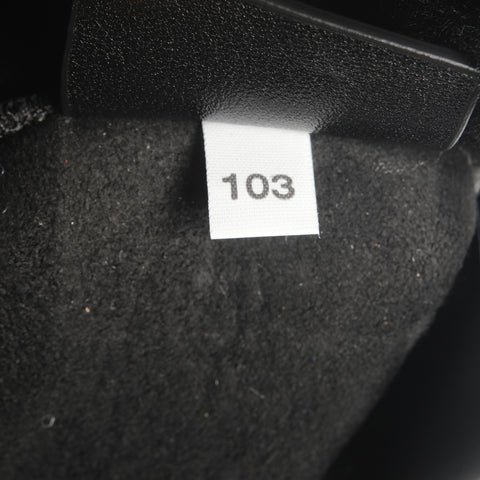 PRADA Shearling sheep fur logo 2way Handbag black WS27109
