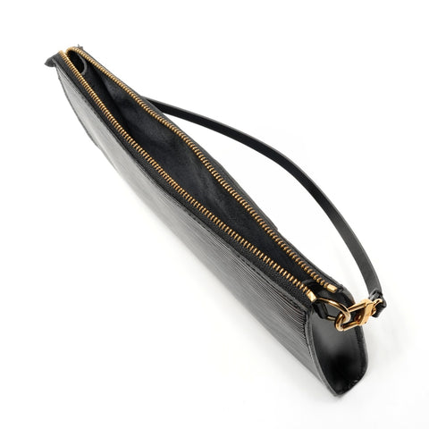 LOUIS VUITTON 1999 Epi Accessoires Pochette Handbag black WS27112