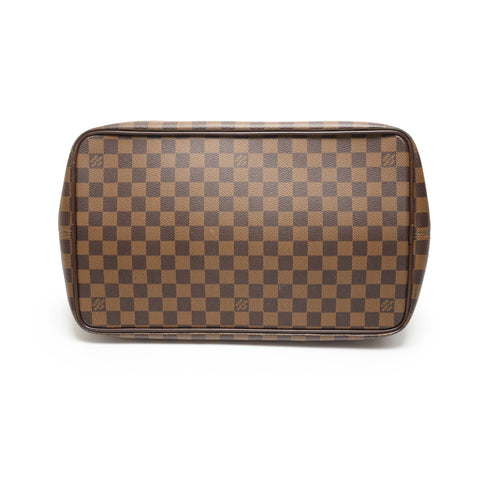 LOUIS VUITTON 2005 Damier Greenwich PM Boston bag Brown WS27113