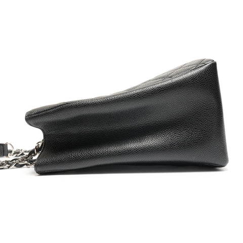 CHANEL Large COCO Mark GST Matelass Caviar Tote, Series 19 Tote Bag black WS27114