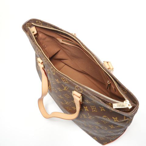 LOUIS VUITTON 2003 Cabas Maison Monogram Tote Bag Brown WS27115