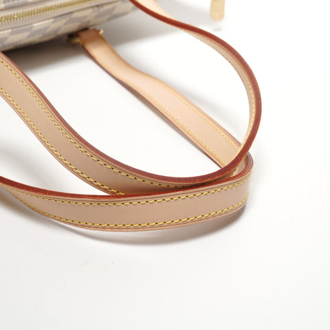 LOUIS VUITTON 2009 Totally MM Damier Tote Bag white WS27116