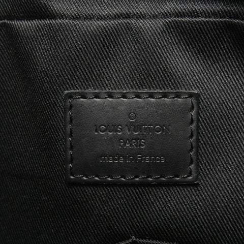 LOUIS VUITTON 2017 Damier Graphite Horizon Shoulder Bag black WS27117