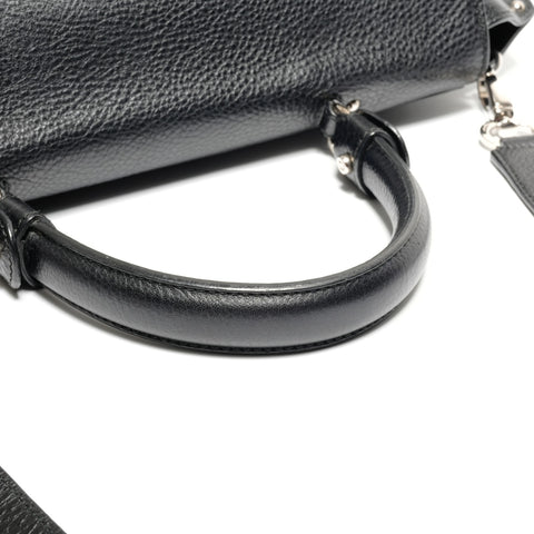 Salvatore Ferragamo Gancini 2way Handbag black WS27119