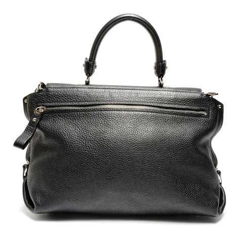 Salvatore Ferragamo Gancini 2way Handbag black WS27119