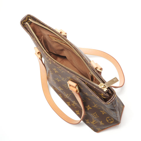 LOUIS VUITTON 2001 Cava Piano Monogram Shoulder Bag Brown WS27122