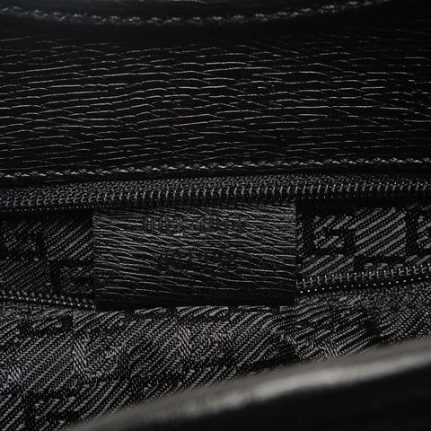GUCCI Jackie Leather One-Shoulder Bag Shoulder Bag black WS27123