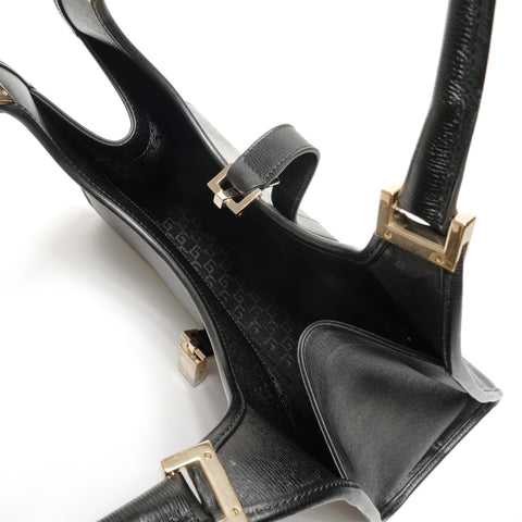 GUCCI Jackie Leather One-Shoulder Bag Shoulder Bag black WS27123