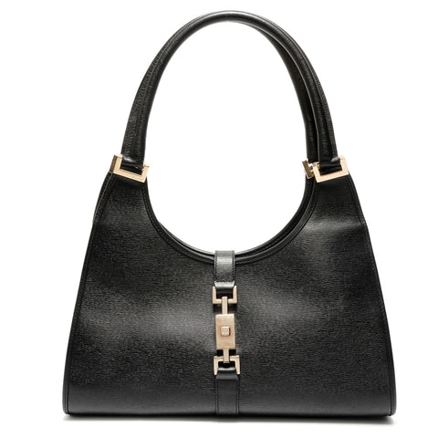 GUCCI Jackie Leather One-Shoulder Bag Shoulder Bag black WS27123