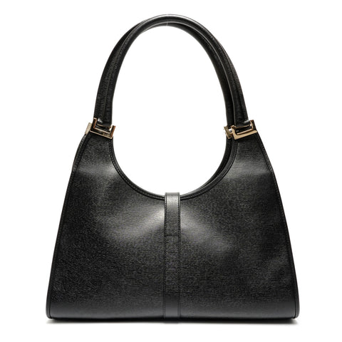 GUCCI Jackie Leather One-Shoulder Bag Shoulder Bag black WS27123
