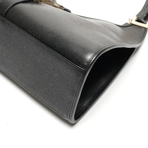 GUCCI Jackie Leather One-Shoulder Bag Shoulder Bag black WS27123