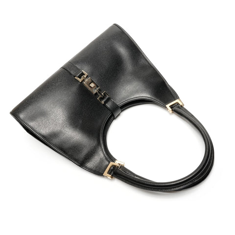 GUCCI Jackie Leather One-Shoulder Bag Shoulder Bag black WS27123