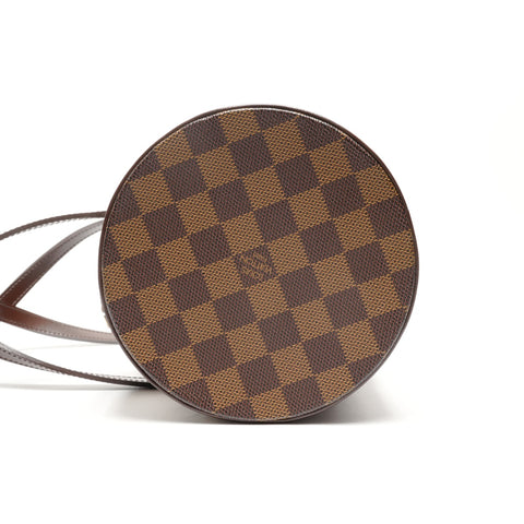 LOUIS VUITTON Damier Papillon 30 2005 with pouch Shoulder Bag Brown WS27128
