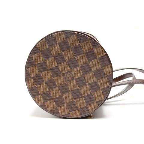 LOUIS VUITTON Damier Papillon 30 2005 with pouch Shoulder Bag Brown WS27128