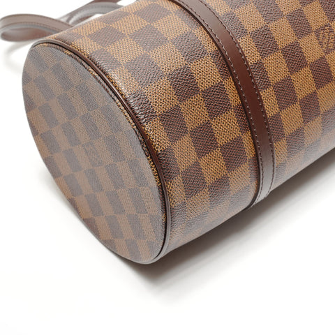 LOUIS VUITTON Damier Papillon 30 2005 with pouch Shoulder Bag Brown WS27128