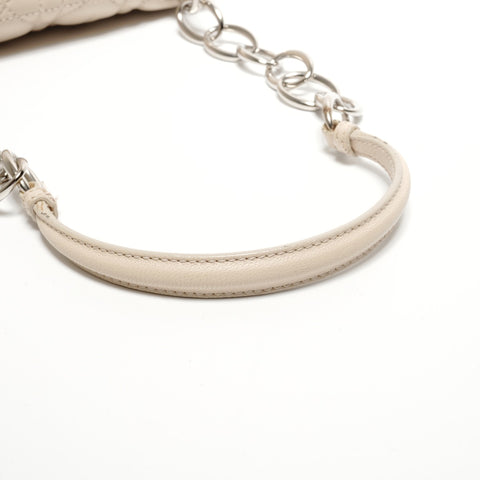 Christian Dior Dior Caro Cannage Off Beige Shoulder Bag beige WS27129