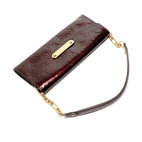 LOUIS VUITTON 2007 Monogram Vernis Sunset Boulevard Shoulder Bag purple WS27130