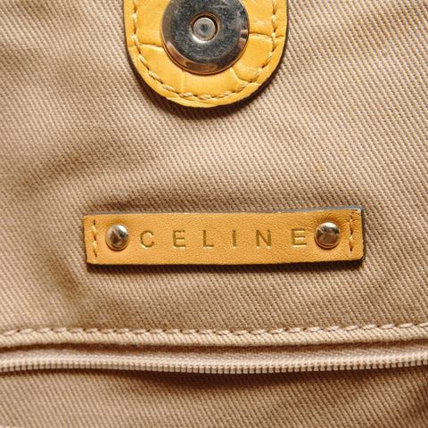 CELINE Macadam Handbag yellow WS27131