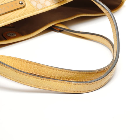CELINE Macadam Handbag yellow WS27131