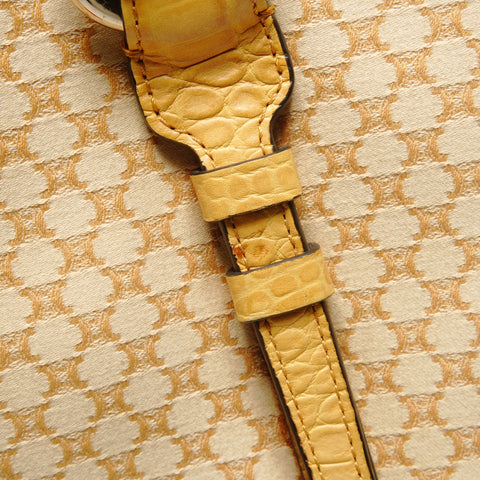 CELINE Macadam Handbag yellow WS27131