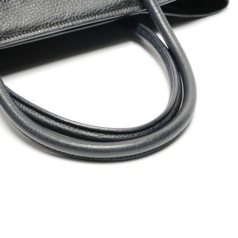 PRADA Leather Vitello Dyno Tote Bag black WS27132