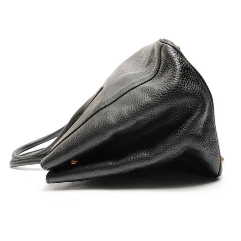 PRADA Leather Vitello Dyno Tote Bag black WS27132